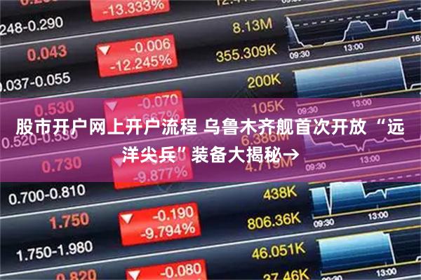股市开户网上开户流程 乌鲁木齐舰首次开放 “远洋尖兵”装备大揭秘→